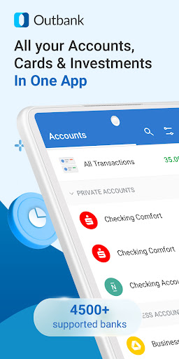 Android application Outbank - Money Manager App screenshort