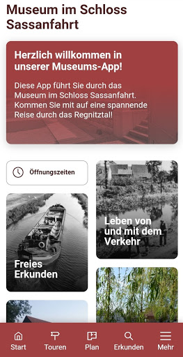 Android application Museum im Schloss Sassanfahrt screenshort