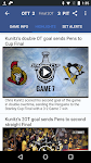 screenshot of Sports Alerts - live scores