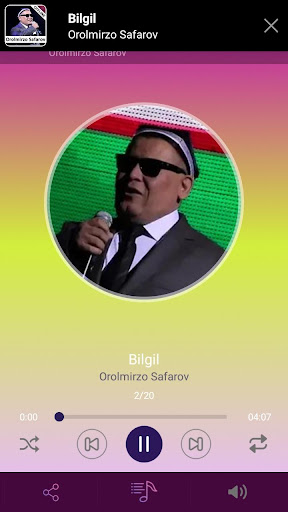 Orolmirzo Safarov qoshiqlari Screen 3