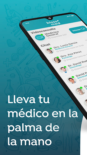Android application Bloss Med screenshort