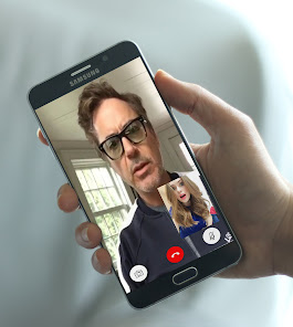 Captura 7 Videollamada Falsa Super Heroe android