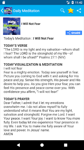 Daily Meditation and Prayer Screen 3