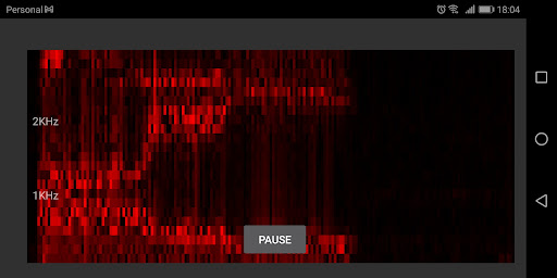 Android application Phonetic Spectrogram screenshort