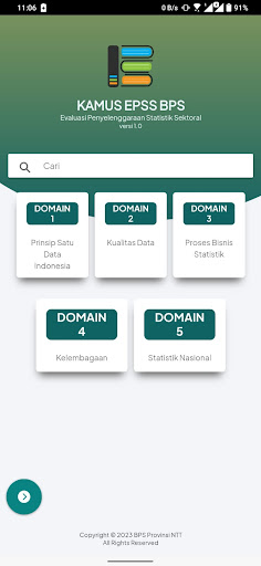 Android application Kamus EPSS BPS screenshort