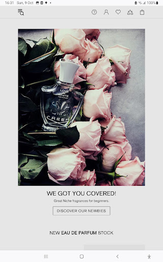 The Perfumes Shop Screen 3