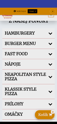 Android application Teutat Burger screenshort