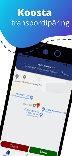 Android application PAKK Move screenshort