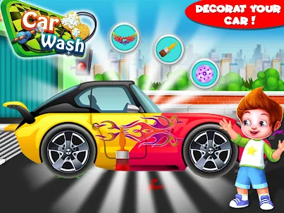 Car Wash & Color Game : Car G