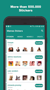 Stickers Animados para WhatsApp - WAStickerApps Screenshot