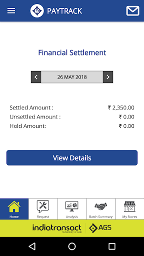 Ongo PayTrack Screen 2