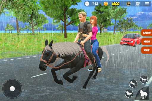 Offroad Horse Taxi Driver u2013 Passenger Transport  APK screenshots 1