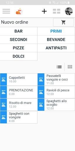 Android application YourFood Manager screenshort
