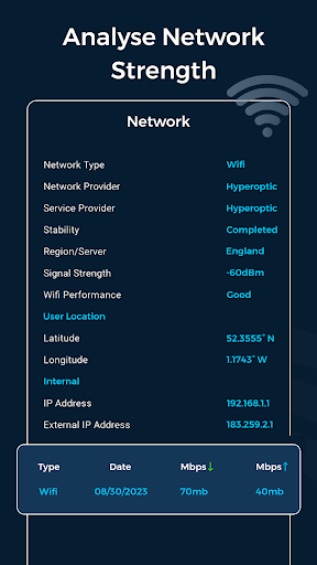 Net Meter: Test internet speed Screen 3