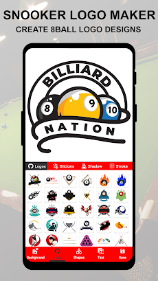 Snooker Logo Maker : Billiardのおすすめ画像2