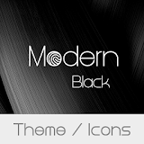 Modern Black Theme + Icons icon