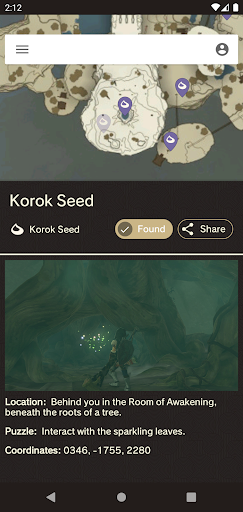 MapGenie: TOTK Map Screen 3
