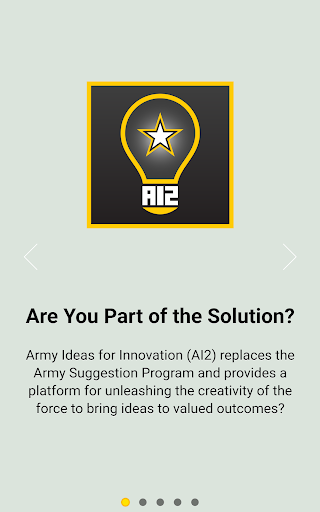 Android application Army Ideas for Innovation (AI2 screenshort