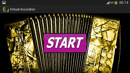 Android application Virtual Accordion screenshort