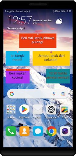 Pratinjau aplikasi