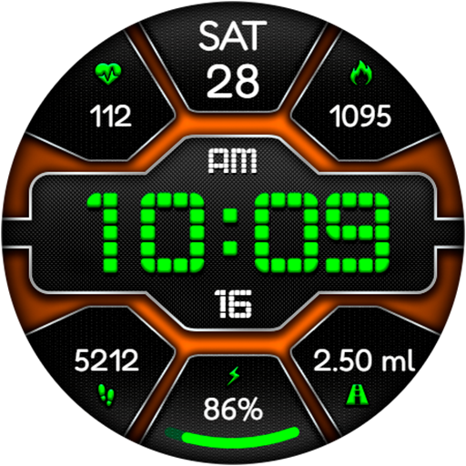 Digital Pulse URX12 Watch face screenshot 19
