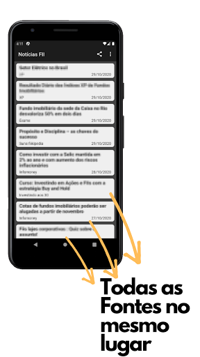 Android application Notícias Fii screenshort