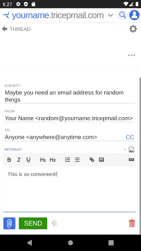TricepMail Screen 3