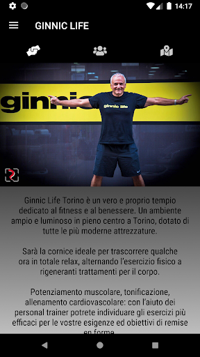 Android application Ginnic Life screenshort