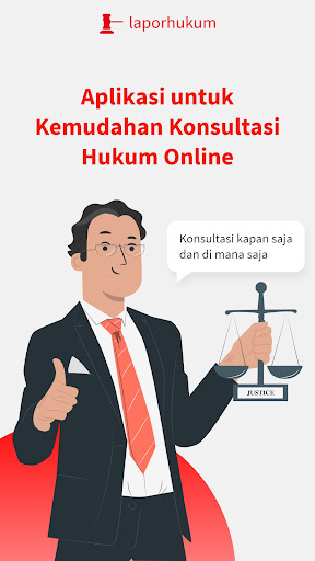 Android application laporhukum - Konsultasi Hukum screenshort