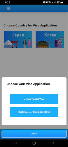 Visa Center PH Screen 2