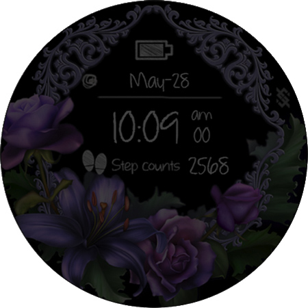 BFF56- Blackboard Art Flower