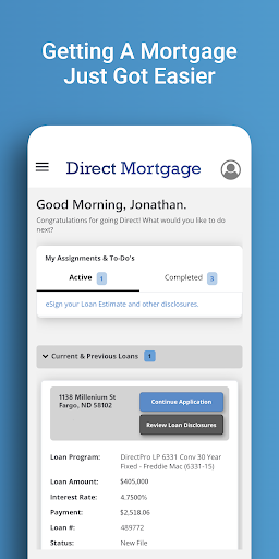 Go Direct Mortgage Screen 3