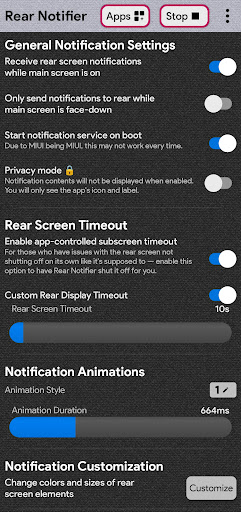 Rear Notifier (Mi 11 Ultra) Screen 2