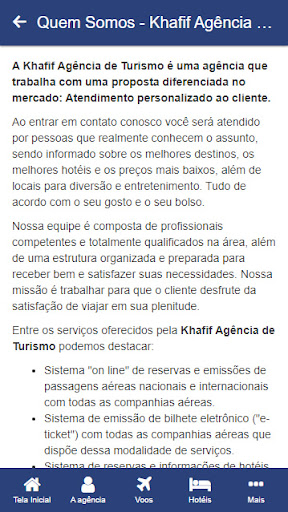 Khafif Agência de Turismo Screen 2