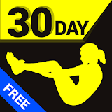 30 Day Abs Trainer Free icon