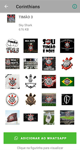 Figurinhas do Corinthians Screen 3