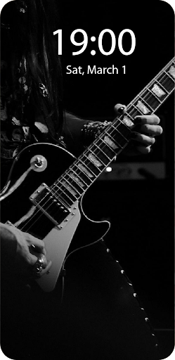 Guitar Live Wallpaper Parallax Screen 3