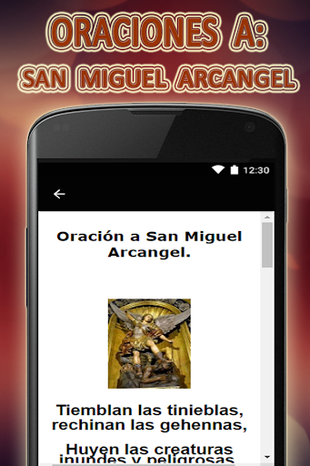 oracion a San Miguel Arcangel Screen 2
