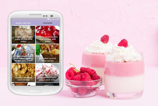 Android application Easy Dessert Recipes screenshort
