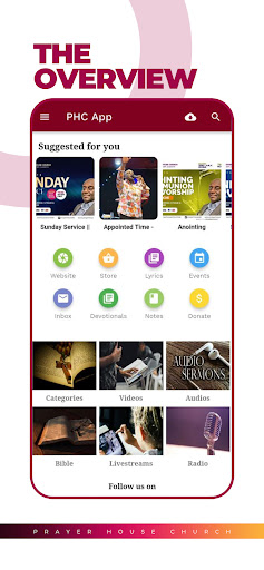 Android application Prayer House Church screenshort