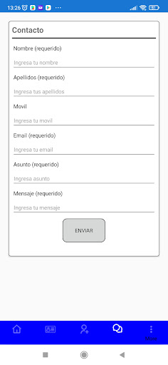 Android application Canarias Climb screenshort