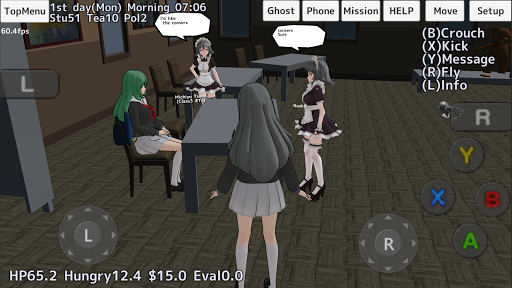 Code Triche School Girls Simulator (Astuce) APK MOD screenshots 3