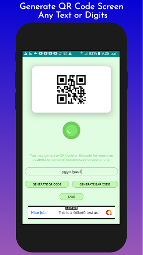 QR And Barcode Generator Screen 2