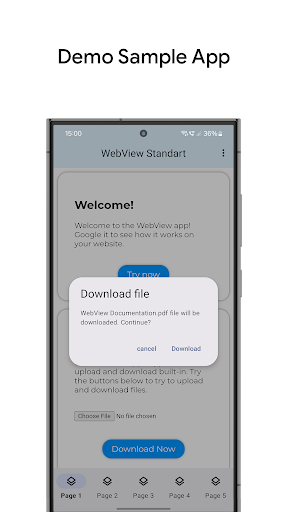 WebView Standard Template Screen 2