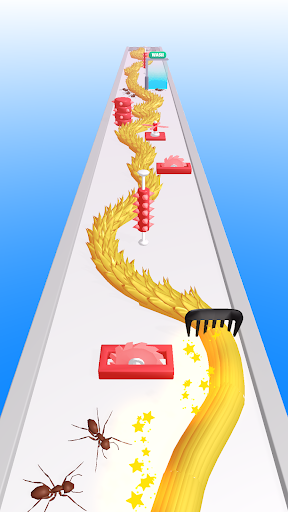 Android application Hair Brush Run screenshort