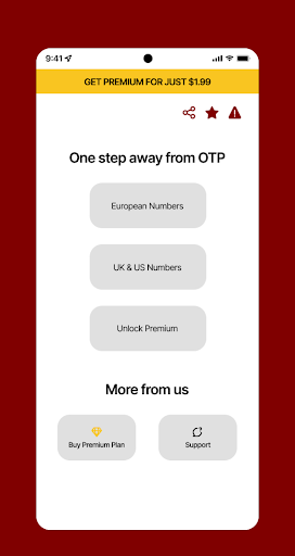 Receive SMS Online - OTP Screen 2