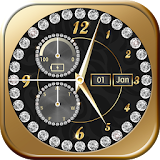 Gold Diamond Clock icon