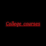 College courses icon