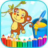 Coloring Book Animals Zoo icon