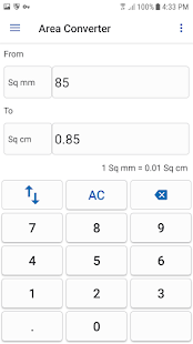 НТ калкулатор - Обимни снимак екрана за израчунавање